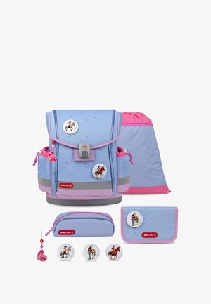 Belmil, CLASSY PLUS SCHULRUCKSACK-SET UNISEX - Set zainetto - aqua rose