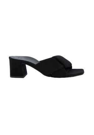 Heeled mules - schwarz