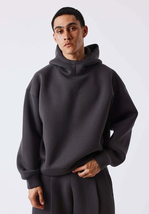 Project X Paris, SWEAT À CAPUCHE COMFORT NÉOPRÈNE - Hoodie - gris requin
