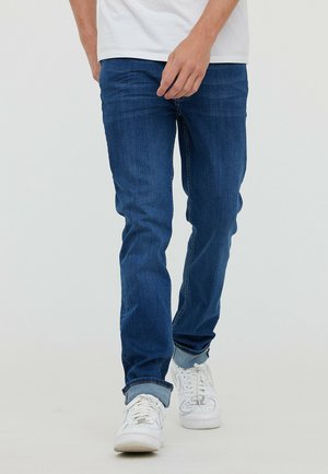 Lee Cooper LC122ZP - Jeans Straight Leg - dark medium brushed