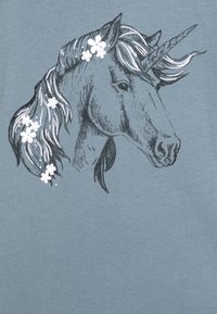 GAP VALUE GRAPHIC GIRLS - Long sleeved top - new england sky