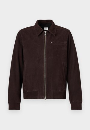 NN.07, OWEN JACKET - Lederjacke - dusky port