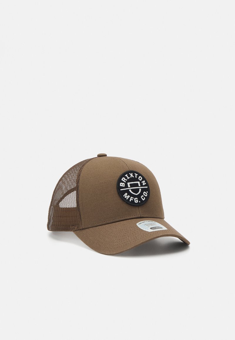 Brixton CREST UNISEX - Șapcă - dark earth/desert palm
