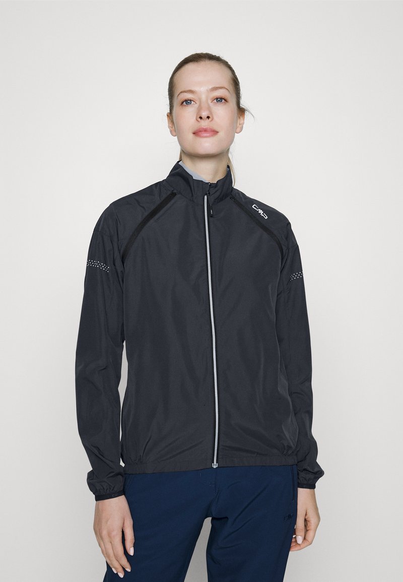 CMP WOMAN JACKET WITH DETACHABLE SLEEVES Softshelljacke antracite