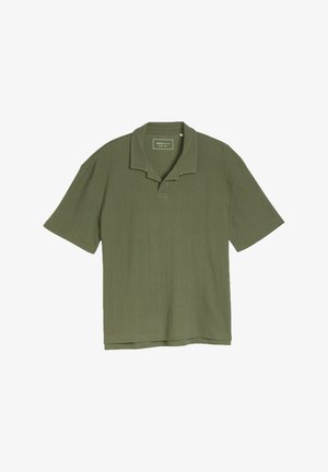 TOM TAILOR DENIM, TOM TAILOR DENIM POLOSHIRTS RELAXED FIT POLOSHIRT MIT WAFFELSTRUKTUR - Polo - oak leaf green