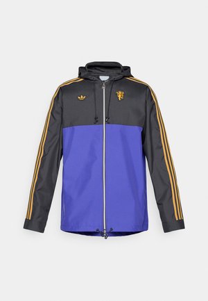 adidas Originals MANCHESTER UNITED ICON PARKA - Club wear - utility black