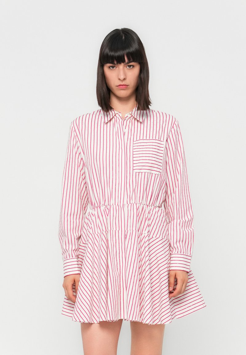 Maje Robe chemise rouge