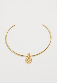 KNOT CHOKER - Halskæder - gold-coloured/white
