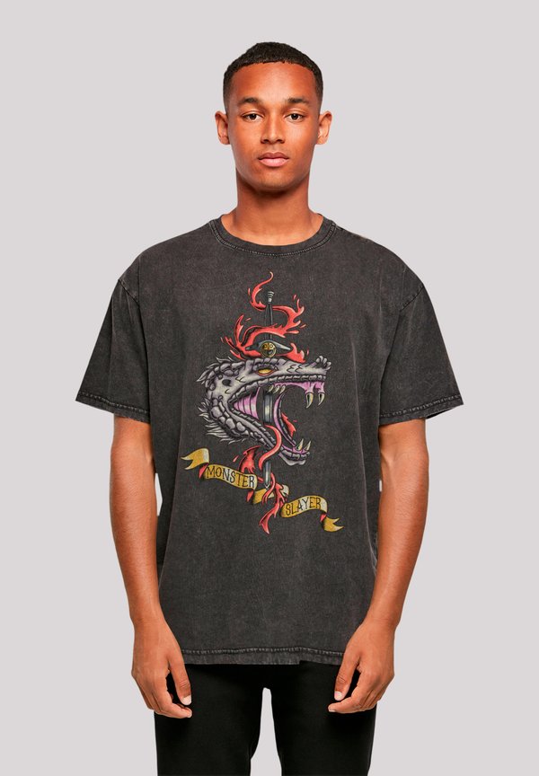 THE WITCHER MONSTER SLAYER TATTOO NETFLIX TV SERIES - T-Shirt print - schwarz