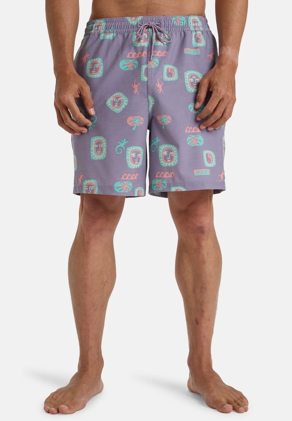 WASTED TIMES LB - Swimming shorts - purple ash