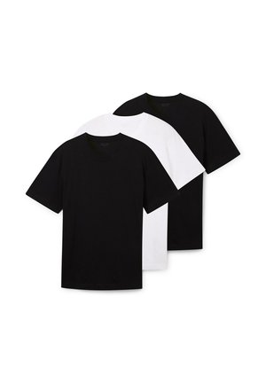 TRIPLEPACK T-SHIRTS - T-shirts basic - black