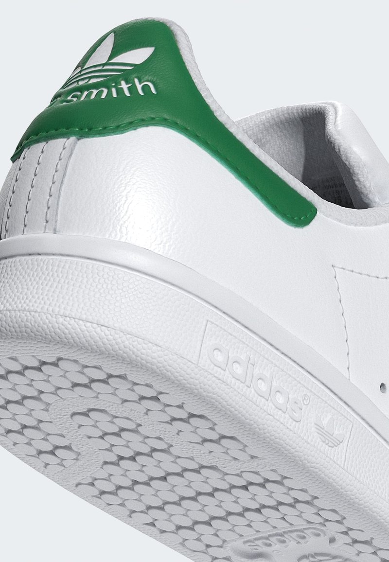 adidas Originals STAN SMITH KIDS - Trainers - ftwr white ftwr white  green/white - Zalando.ie