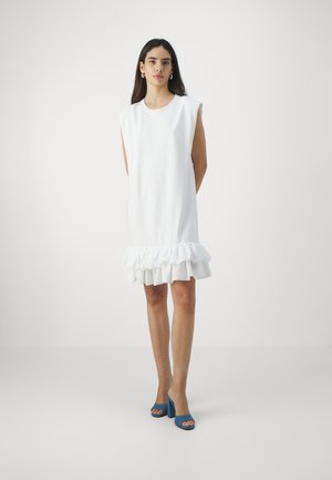 JOAN - Rochie din jerseu - bright white