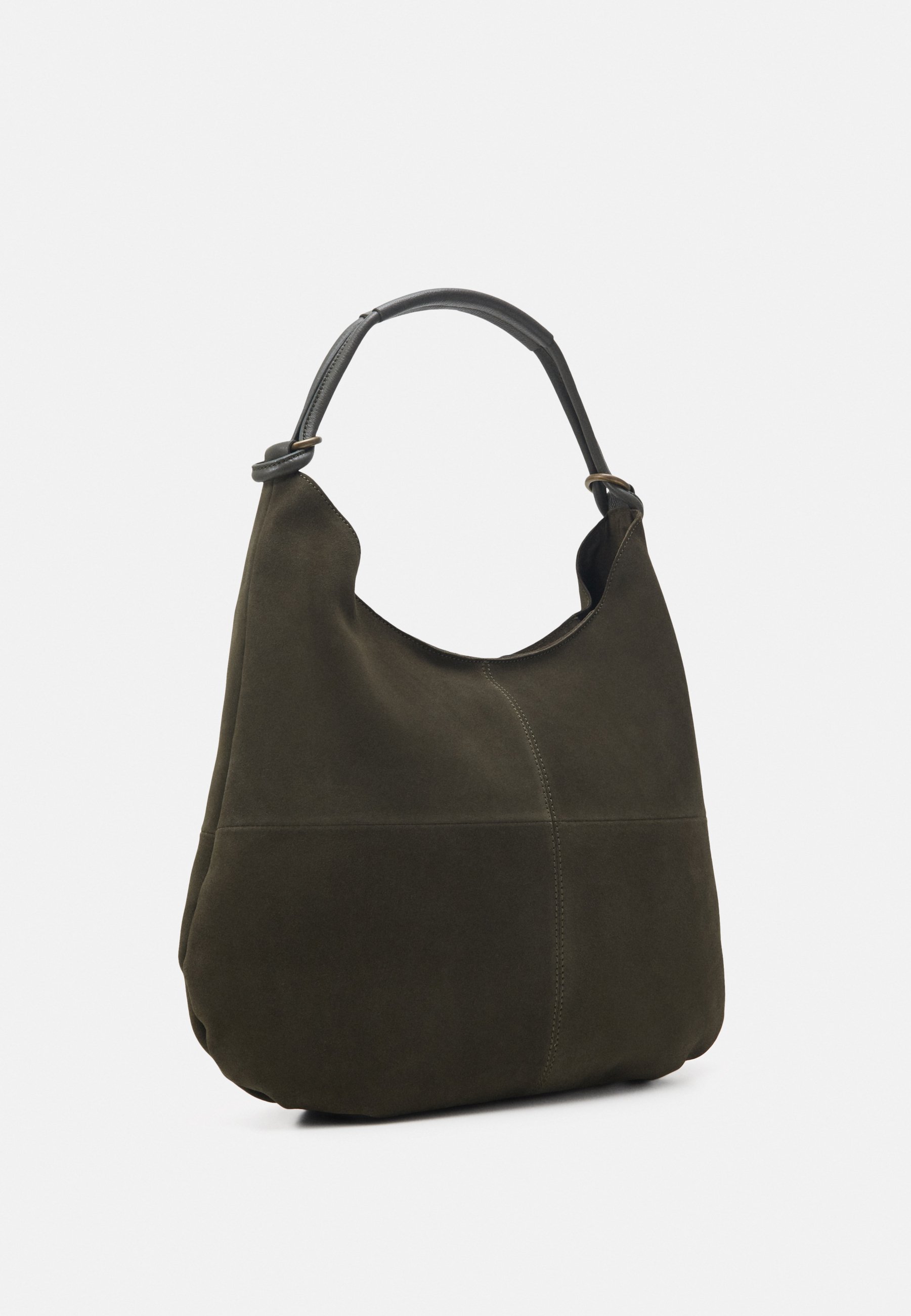 Zign LEATHER Shoppingveske khaki Zalando.no Zign Shoppingveske dark brown Zalando.no