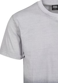 Urban Classics DIP DYED TEE - Apdrukāts T-krekls - grey/black