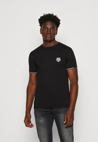 Antony Morato WITH RUBBER INJECTION  PRINT DOUBLE LAYER - Camiseta estampada - black