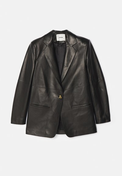 AERON Veste en cuir - black