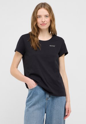 Mustang T-Shirt print - schwarz