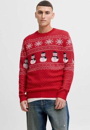 PULLOVER X-MAS - Pulover - true red