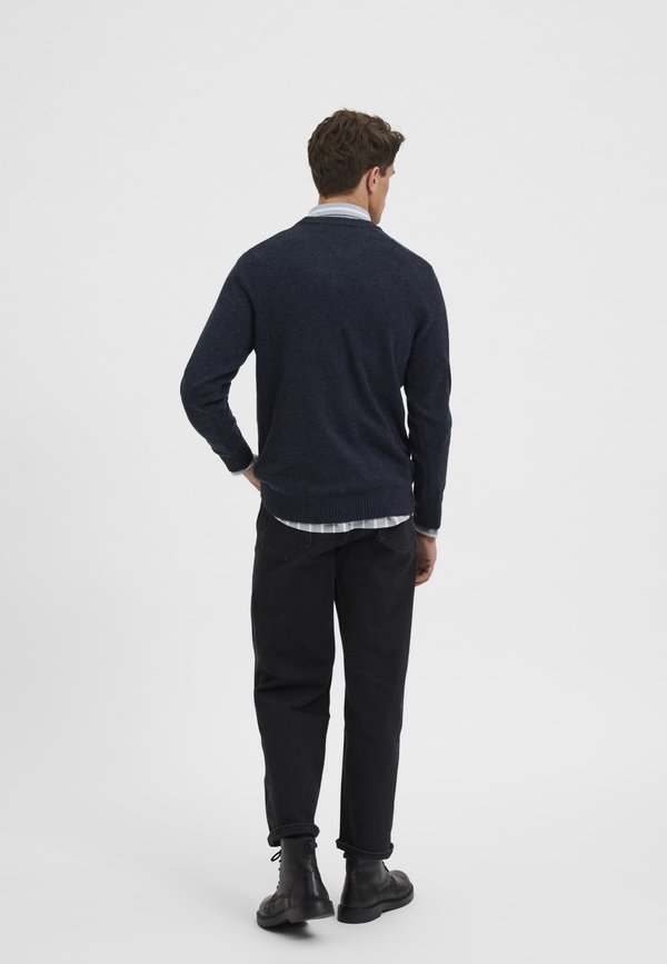 SLHNEWCOBAN CREW NECK - Jumper - dark sapphire4