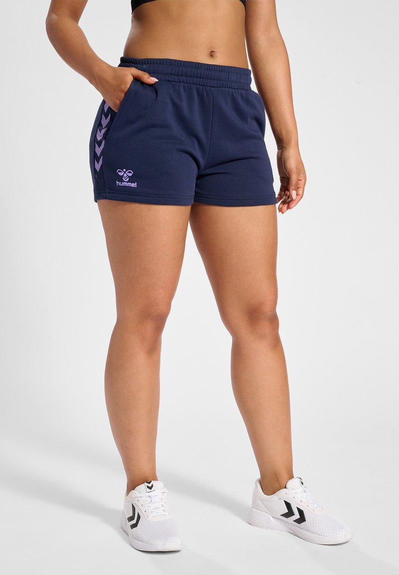 Hummel STALTIC kurze Sporthose marine/paisley purple/dunkelblau