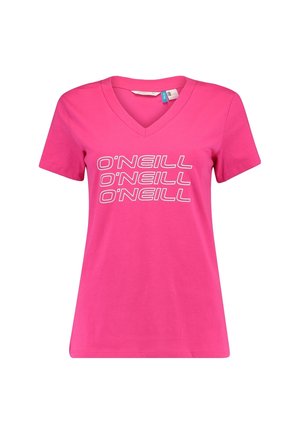 T-shirt med print - light pink