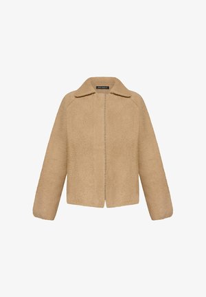 Betty Barclay, BETTY BARCLAY MIT KRAGEN STRICK-CARDIGAN - Gilet - beige