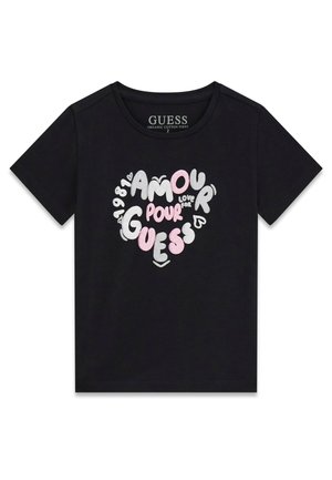 GLITZER - T-shirt con stampa - schwarz