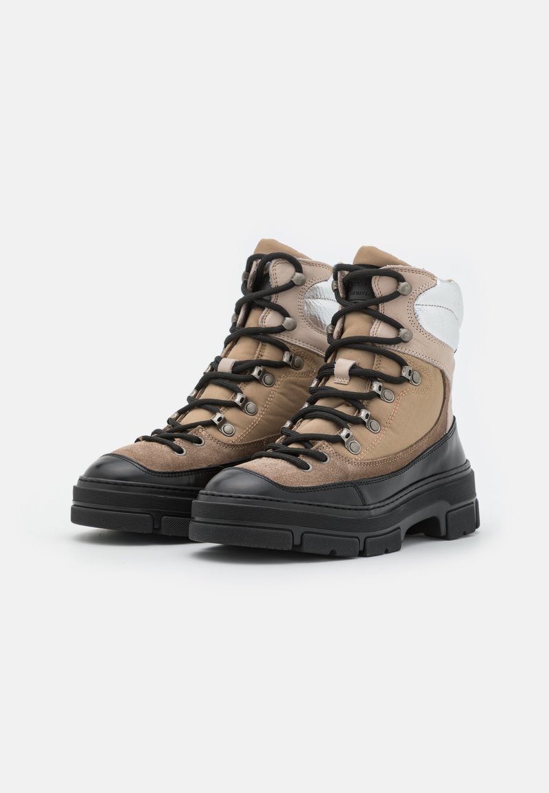 GANT MONTHIKE - Plateaustiefelette - taupe/black/taupe - Zalando.de
