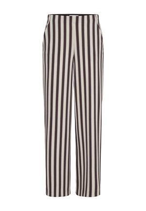 ICHI, IHKATE PRINT PA46 - Nohavice - chicory coffee stripe