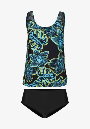 2 TGL SET MODISCHER EXTRA WEITER GESCHNITTEN - Bikini - schwarz