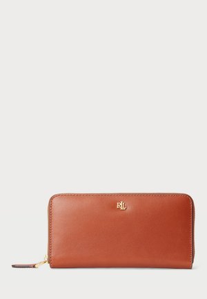 LEATHER CONTINENTAL WALLET - Portefeuille - brown