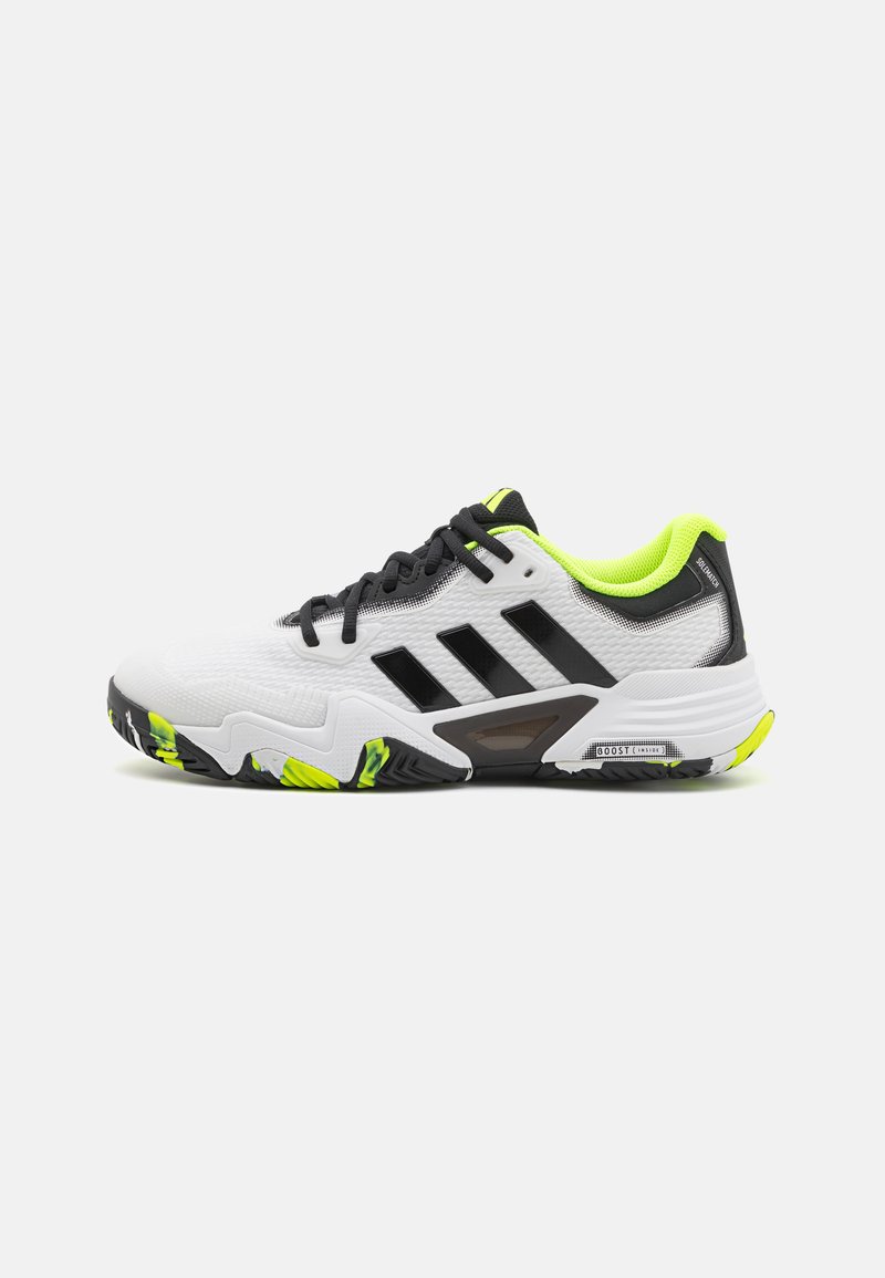 adidas Performance SOLEMATCH CONTROL 2 - Allcourt tennissko - footwear white/core black/lucid lemon
