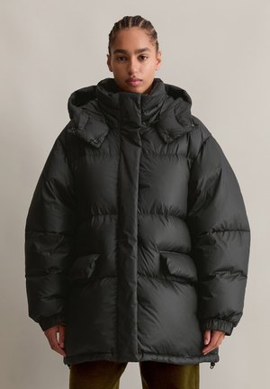 WOVEN OUTDOOR DOWN JACKETS - Daunenmantel - black