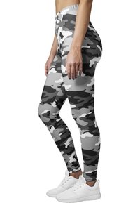 Urban Classics - LADIES CAMO LEGGINGS - Legging - snow camo Miniatuurafbeelding 1