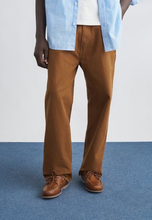 Carhartt WIP SINGLE KNEE PANT DEERFIELD  - Housut - hamilton brown