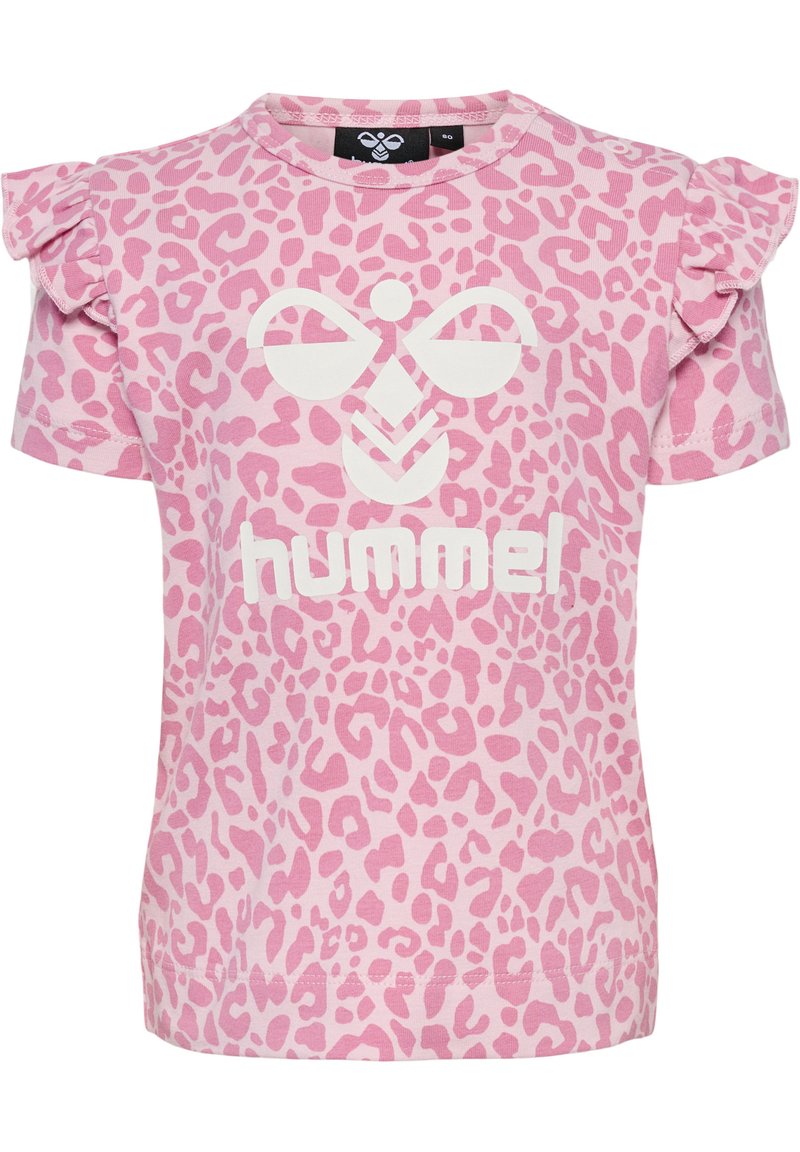 Hummel T-shirt print donkerroze Hummel T-shirt print donkerroze