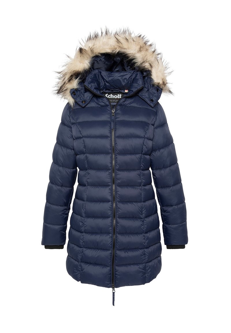 Schott Wintermantel blauw