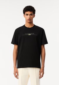 Lacoste Camiseta estampada - noir