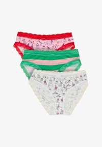 Unausgewählt, red & green party dogs stripe