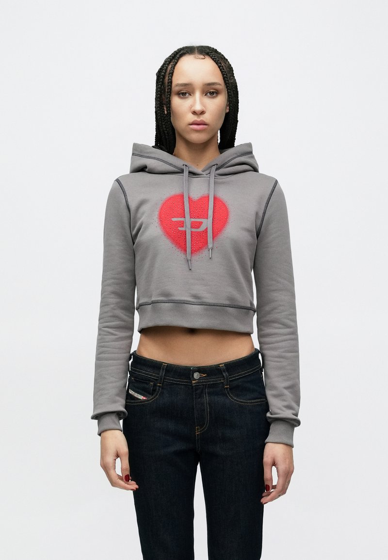 Diesel HOOD - Φούτερ - taupe