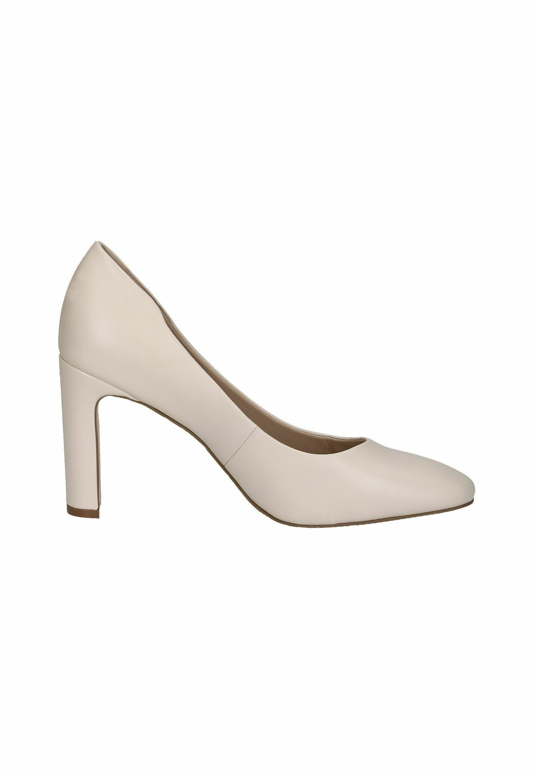 Caprice Damen Pumps – Beige Perlato, Absatz 5,5 Cm, G-Weite, Mit Memory Foam, Größe 38.5