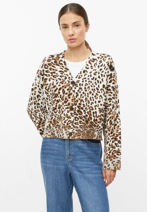 s.Oliver, STRICKJACKE - Cardigan - creme