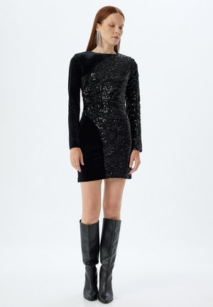 Koton SEQUINED - Robe de soirée - black