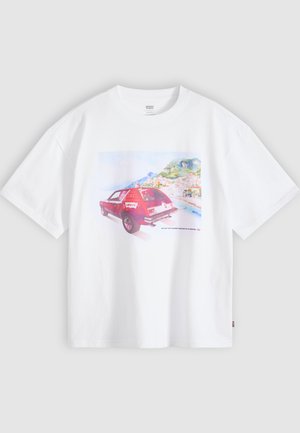 Levi's®, BOXY TEE - T-shirt imprimé - coastal creative gremlin 2 white plus