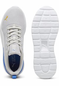 Puma ANZARUN LITE - Maanteejooksu jalatsid - glacial gray- white-hyperlink blue-tangerine