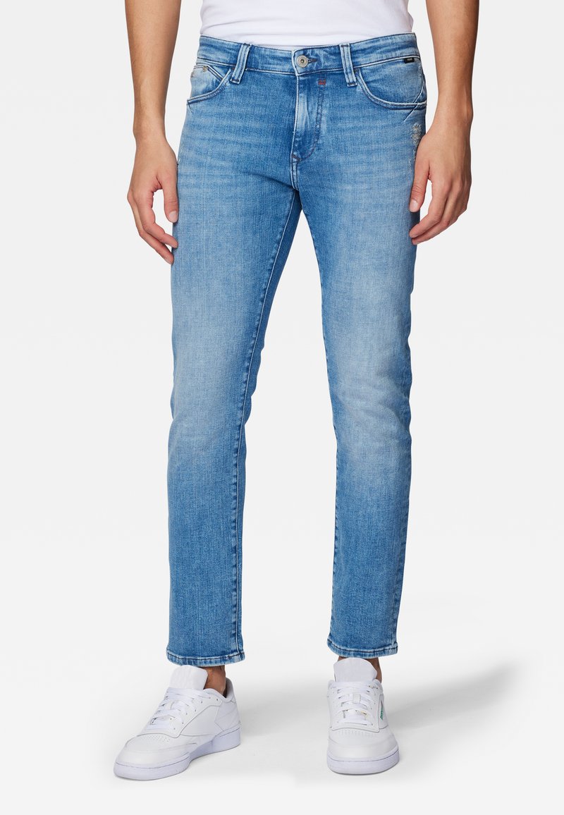 Mavi Men's Marcus Slim Straight Leg Jeans In Double Black Supermove