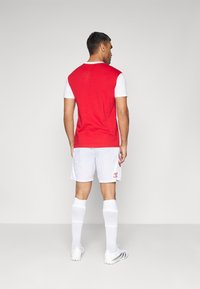 Hummel DENMARK HOME SHORTS - Träningsshorts - white/tango red