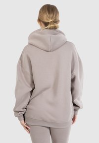 Smilodox EDA FULL ZIP HOODIE - Sudadera con cremallera - hellbraun