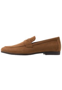 Smart slip-ons - cognac